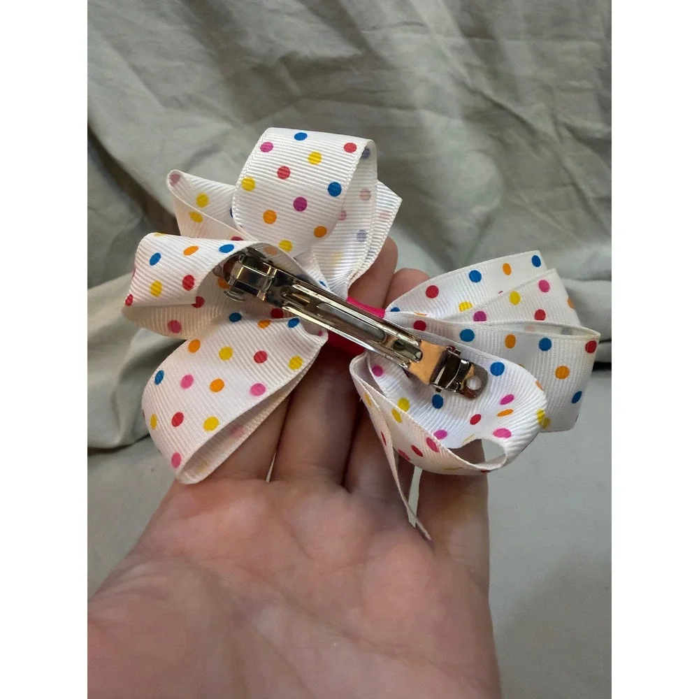 N/A white grosgrain